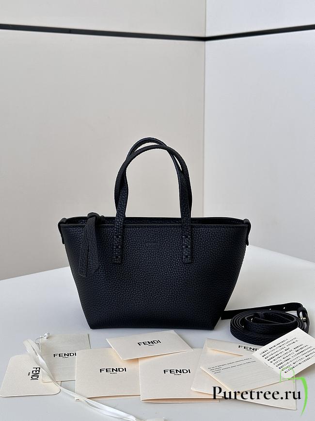 FENDI | Noir Mini Beryl Tote Bag Black - 1