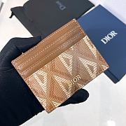 DIOR | Mini Card Holder Brown - 2