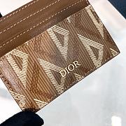DIOR | Mini Card Holder Brown - 6