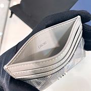 DIOR | Mini Card Holder Gray - 3