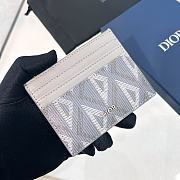 DIOR | Mini Card Holder Gray - 6