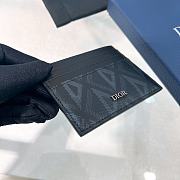 DIOR | Mini Card Holder Black - 4