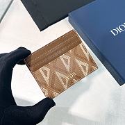 DIOR | Mini Card Holder Brown - 1