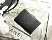 CHANEL | Snap-Button Passport Holder Black - 4