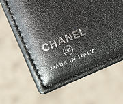 CHANEL | Snap-Button Passport Holder Black - 2