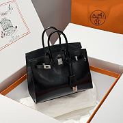 HERMES | Box Calf Birkin 25 - Luxe Du Jour Black - 5