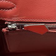 HERMES | Box Calf Birkin 25 - Luxe Du Jour Red - 5