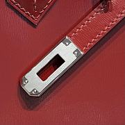 HERMES | Box Calf Birkin 25 - Luxe Du Jour Red - 4