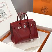 HERMES | Box Calf Birkin 25 - Luxe Du Jour Red - 3