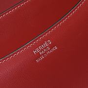 HERMES | Constance Box 24 Red with Silver Hardware - 5