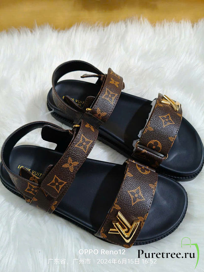 LOUIS VUITTON | LV Sunset Flat Comfort Sandal 02 - 1