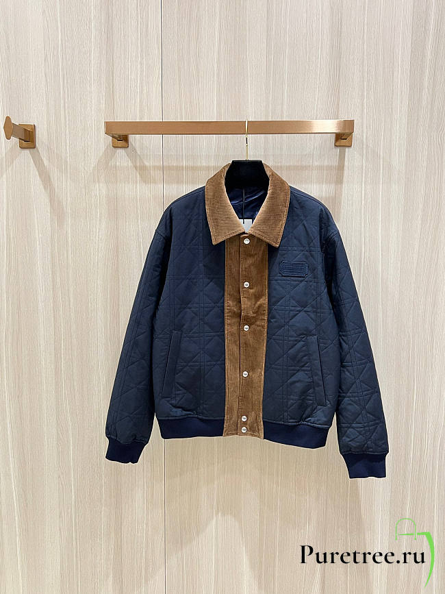 CHRISTIAN DIOR | COUTURE BOMBER JACKET NAVY BLUE - 1