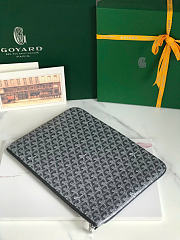 GOYARD | Senat MM Flat Pouch Grey - 4