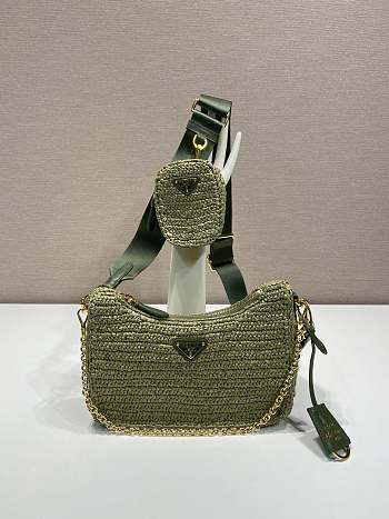 PRADA | Re-Edition 2005 crochet bag Olive Green