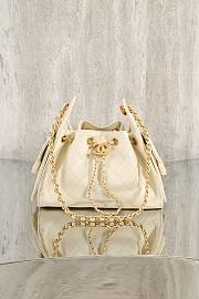 CHANEL | 25s hobo bag caviar leather in white - 1