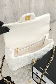 CHANEL | Tweed bow CF mini handle bag - 4