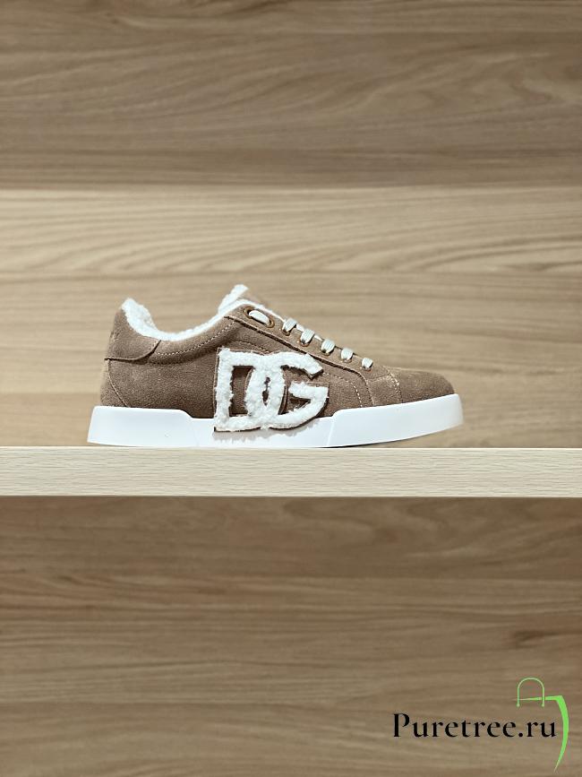 Dolce & Gabbana sheepskin warm casual shoes 01 - 1