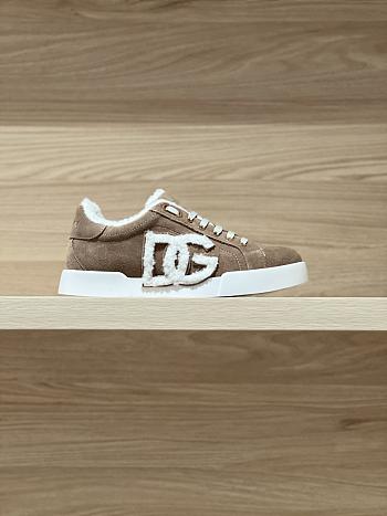 Dolce & Gabbana sheepskin warm casual shoes 01