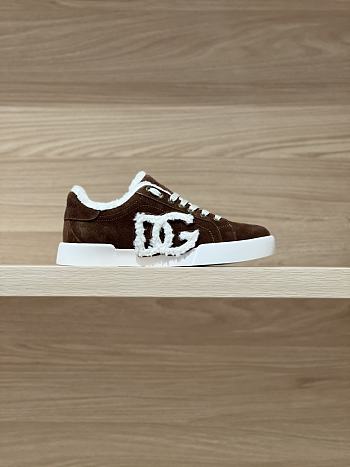 Dolce & Gabbana sheepskin warm casual shoes 02