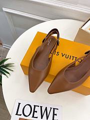 LOUIS VUITTON | Legacy Slingback Ballerina Brown - 6