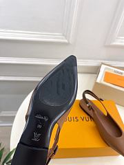 LOUIS VUITTON | Legacy Slingback Ballerina Brown - 5