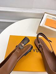 LOUIS VUITTON | Legacy Slingback Ballerina Brown - 4