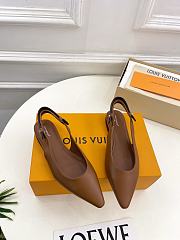LOUIS VUITTON | Legacy Slingback Ballerina Brown - 3