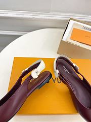 LOUIS VUITTON | Legacy Slingback Ballerina Burgundy - 2