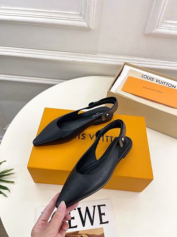 LOUIS VUITTON | Legacy Slingback Ballerina Black