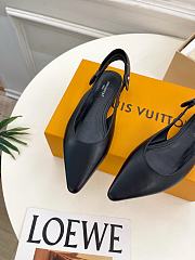 LOUIS VUITTON | Legacy Slingback Ballerina Black - 3