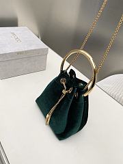 Jimmy Choo Bon Bon Bucket Bag Green - 2