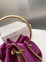 Jimmy Choo Bon Bon Bucket Bag Lotus Pink - 2