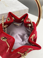 Jimmy Choo Bon Bon Bucket Bag Red - 3
