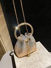 Jimmy Choo Bon Bon crystal-embellished Bucket Bag 01 - 4