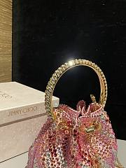 Jimmy Choo Bon Bon crystal-embellished Bucket Bag 02 - 5