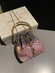 Jimmy Choo Bon Bon crystal-embellished Bucket Bag 04 - 6