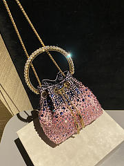 Jimmy Choo Bon Bon crystal-embellished Bucket Bag 04 - 3