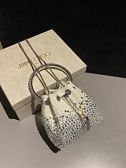 Jimmy Choo Bon Bon crystal-embellished Bucket Bag 05 - 3