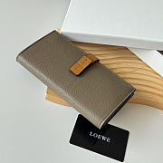 Loewe Bi-fold Long Wallet In Gray - 6