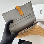 Loewe Bi-fold Long Wallet In Gray - 5