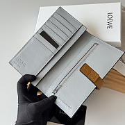 Loewe Bi-fold Long Wallet In Gray - 4