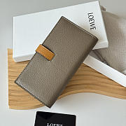 Loewe Bi-fold Long Wallet In Gray - 3