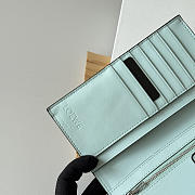 Loewe Bi-fold Long Wallet In White - 6