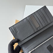 Loewe Bi-fold Long Wallet In Black - 6