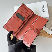 Loewe Bi-fold Long Wallet In Navy Blue - 5