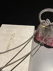 Jimmy Choo Bon Bon crystal-embellished Bucket Bag 10 - 5