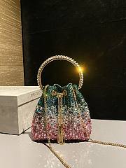 Jimmy Choo Bon Bon crystal-embellished Bucket Bag 12 - 1