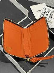 LOEWE | Zipped coin purse in shiny nappa calfskin black - 6