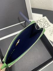 LOEWE | Suna Fujita zippered card holder green - 6