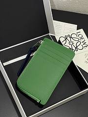 LOEWE | Suna Fujita zippered card holder green - 3